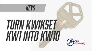 How to turn a Kwikset KW1 into a KW10 when needed [upl. by Cirred536]