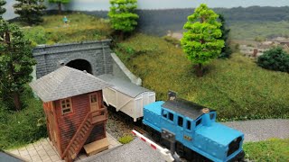 N Gauge Inglenook micro layout with some different concepts to our normal layouts [upl. by Loni]