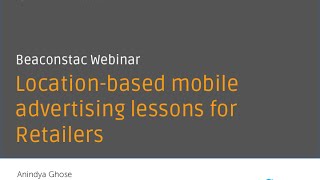 Webinar  Location based mobile advertising lessons for Retailers [upl. by Malone58]