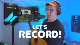 Recording Your First Song with Presonus Studio One  Absolute Beginner Tutorial [upl. by Ardnyk]