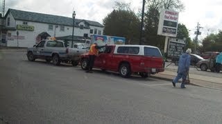 June 4 2013 Wingham Potholes  Worst Roads Ever [upl. by Yup]