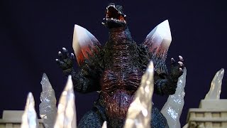 SH MONSTERARTS SPACEGODZILLA 1994  BANDAI TAMASHII NATION FIGURE REVIEW [upl. by Sateia178]