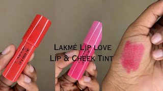 Lakmé Lip Love Lip amp Cheek Tint lakme newlaunch cheektint liptint [upl. by Eamaj]