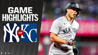 Yankees vs Royals Game Highlights 10924 MLB Highlights  MLB Highlights Today [upl. by Bora]