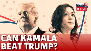 US Elections 2024 Live Can Kamala Harris Beat Donald Trump In The Upcoming September Debate  N18G [upl. by Helfand]