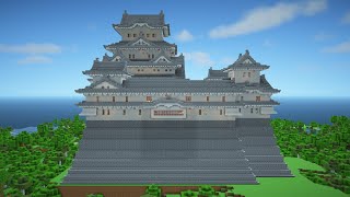 【Minecraft】 姫路城の作り方 Part5 [upl. by Fosque]