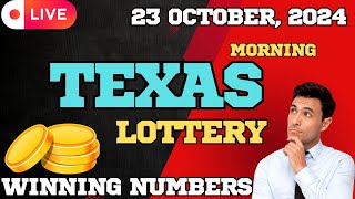 Texas Morning Lottery Results For  23 Oct 2024  Pick 3  Daily 4  All or Nothing  Powerball [upl. by Baudoin]