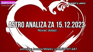 Astro Analiza za 15122023  Ovo je dan u kom naši snovi mogu u stvarnost [upl. by Sinclair]