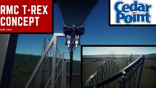 RMC TRex Concept for Cedar Point 2021 [upl. by Vine]