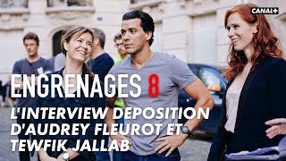 Engrenages saison 8  Linterview Déposition dAudrey Fleurot [upl. by Intisar]