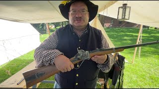 Original Civil War Cavalry Carbines  Civil War Cavalry Reenactment [upl. by Rona]