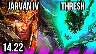 JARVAN IV amp Corki vs THRESH amp Varus SUP  KR Master  1422 [upl. by Wilburt]