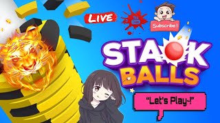 ▶️Lets Play Stack BALL 3D Game • Jump Balls • Shorts Live shortslive stackball trending asmr [upl. by Gaul726]