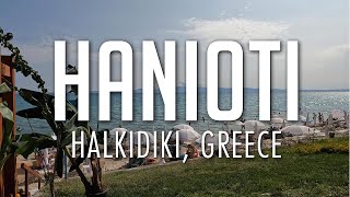 Hanioti Town amp Beach  Halkidiki Greece [upl. by Ailsun]