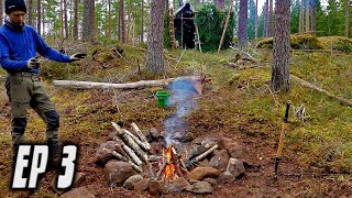 48H I VILDMARKEN FÖR 1500KR  BYGGER ELDSTAD [upl. by Dylana594]