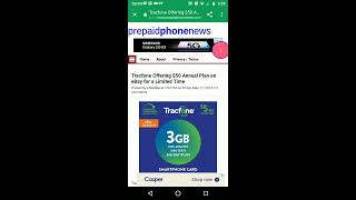 TracFone Annual Plan eBay Exclusive Only 4999 [upl. by Eenaffit]