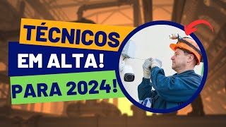 5 CURSOS TÉCNICOS em ALTA para 2024 que empregam BASTANTE [upl. by Nelleh685]