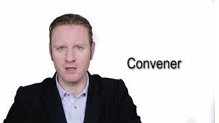 Convener  Meaning  Pronunciation  Word World  Audio Video Dictionary [upl. by Salema]