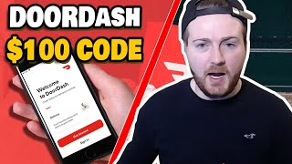 How to get a 100 DoorDash Promo Code in 2024  Free Food Coupon Code [upl. by Devlen]