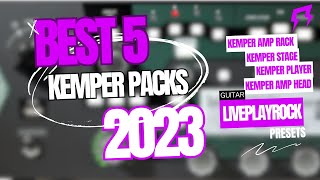 ✅Best 5 Kemper Amp Liveplayrocks guitar packs 2023 liveplayrock line6helix hxstomp top5 [upl. by Etnaud342]