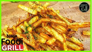 NINJA FOODI GRILL FRENCH FRIES  Air Fryer French Fries  Ninja Foodi Grill Recipes [upl. by Philcox]