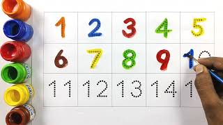 Learn ABCD Alphabets and numbers counting 123Shapes for kids and Toddlers ABC phonics song 02 [upl. by Hctud116]