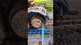 Excavator chain Replace process excavator machinery gopro [upl. by Ibob]