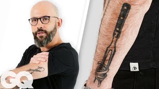 Babish Breaks Down His Tattoos  GQ [upl. by Noswal]