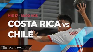 HANDBALL SCA SENIOR MASCULINO 2024  COSTA RICA vs CHILE [upl. by Leehar747]