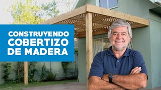 Cómo construir cobertizo de madera [upl. by Czarra]