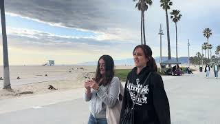 Venice Boardwalk Ocean front walk Los Angeles California Today Friday afternoon walk with me [upl. by Nnyleve254]