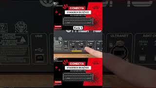 ¿Cómo conectar y configurar el DL32  S32 a una M32  X32 music audio behringer sonido midas [upl. by Riatsila]