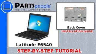 Dell Latitude E6540 P29F001 Back Cover HowTo Video Tutorials [upl. by Yddor]