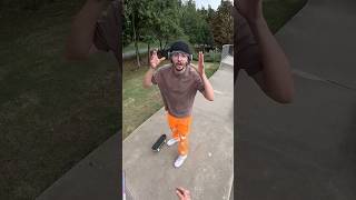 COCKIEST Skater EVER😡 skate skatepark scooter funny comedy skateboarding fun [upl. by Aiak]