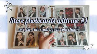 Store photocards with me 1  wei txt enha and a new collection [upl. by Rhiana]