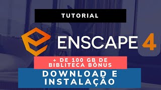 Como baixar e instalar o Enscape 40  100 GB em Blocos Bônus [upl. by Eyar]