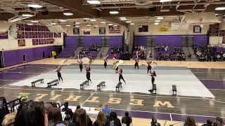 2024 Lyman Hall Winterguard competition Westhill High School [upl. by Enalb389]