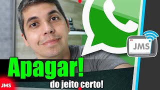 Como Apagar mensagem no Whatsapp do jeito certo [upl. by Sarge]