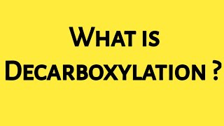 Decarboxylation  Definition Decarboxylase amp PLP  Important compounds formed from decarboxylation [upl. by Obadias]