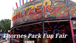 Thornes Park Fun Fair Wakefield Full walk around August 2021 [upl. by Celestia882]