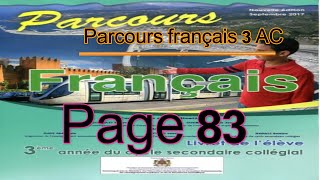 Parcours français 3AC page 83 Rédiger des lettres pour inviter des bénéficiaires [upl. by Novonod412]