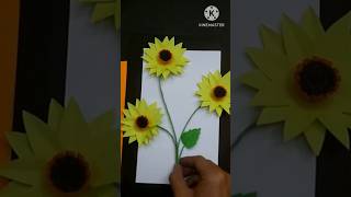 How to make paper flowers 💐 manjuhandworkart ytshorts [upl. by Eldwen]