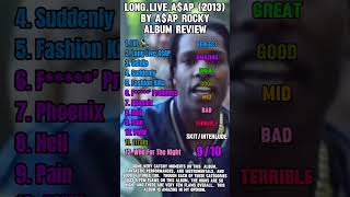 LONGLIVEAAP By AAP Rocky Album Review asaprocky rap hiphop music albumreview review asap [upl. by Galina913]