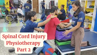 Spinal Cord Injury Physiotherapy Rehabilitation Exercises Recovery Part 2 [upl. by Osnofla]