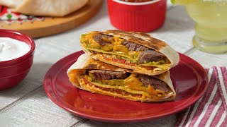 Steak Fajita Crunchwrap [upl. by Nyrahtak876]