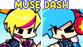 FNF VS MUSE DASH RHYTHM GAME Muse Knockdown Demo [upl. by Otilrac]