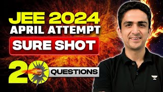 Sureshot 20 Questions of Maths  Jee Main 2024 April Attempt [upl. by Anilok535]