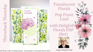 Translucent Florals Card idea 3 Stampin’ Up [upl. by Mcclish716]