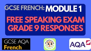 Free GCSE French Speaking Exam Grade 9 Paragraphs  Module 1 [upl. by Nytsrik]