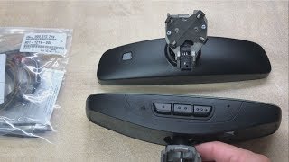 2017 MK7 Golf R WDAP HomeLink Garage Door Opener Mirror from VW  Detailed SideBySide View [upl. by Eeryn]